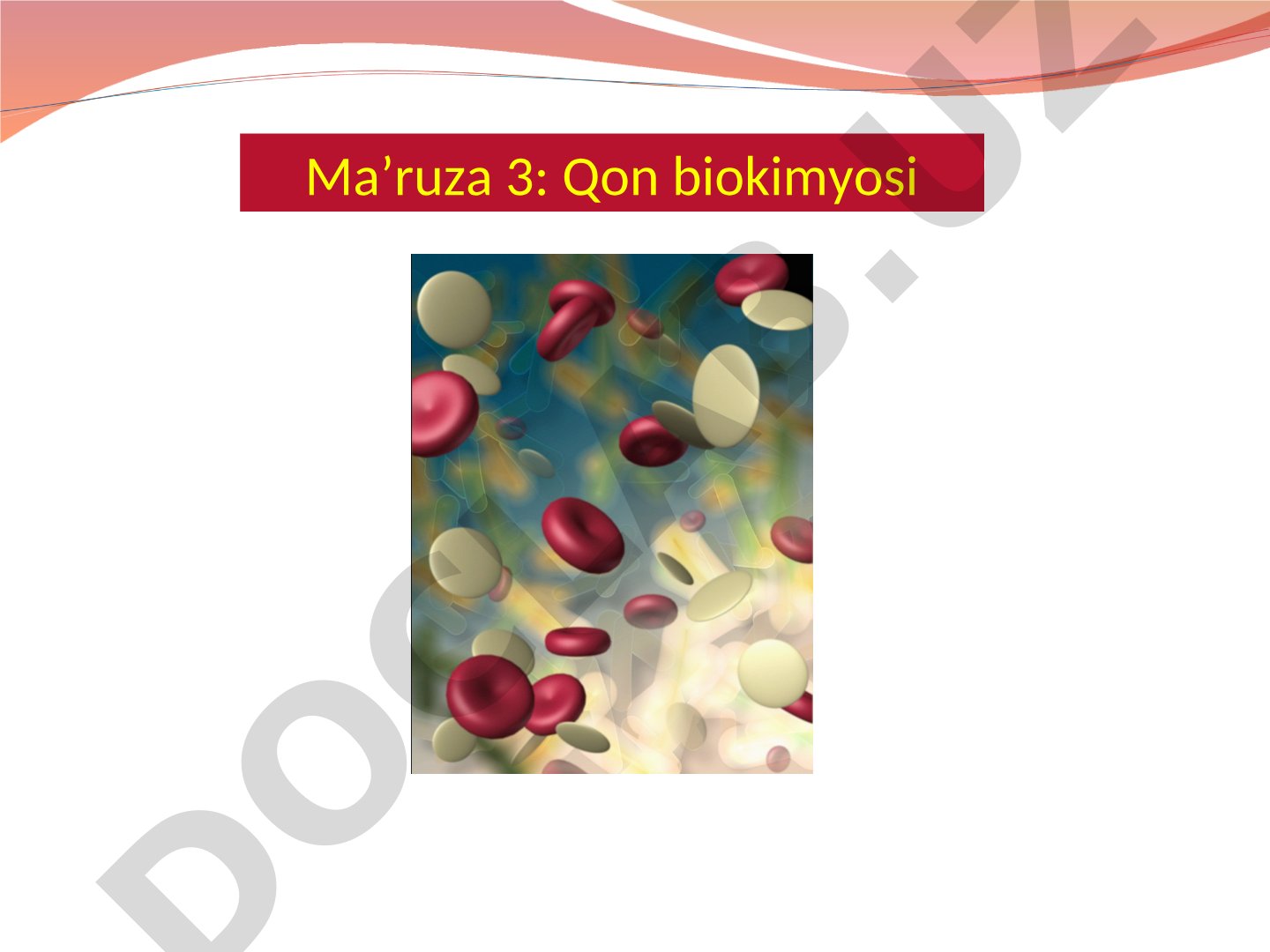 Qon biokimyosi