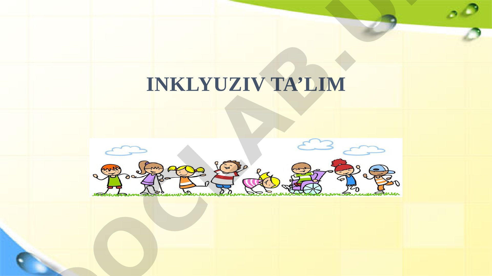 Eshitishida nuqsoni bо‘lgan bolalar rivojlanishining о‘ziga xos xususiyatlari