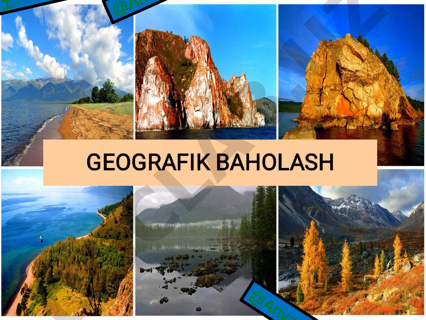 Geografik baholashning maqsadlari, bosqichlari va qo'llanilish sohalari bayon etilgan
