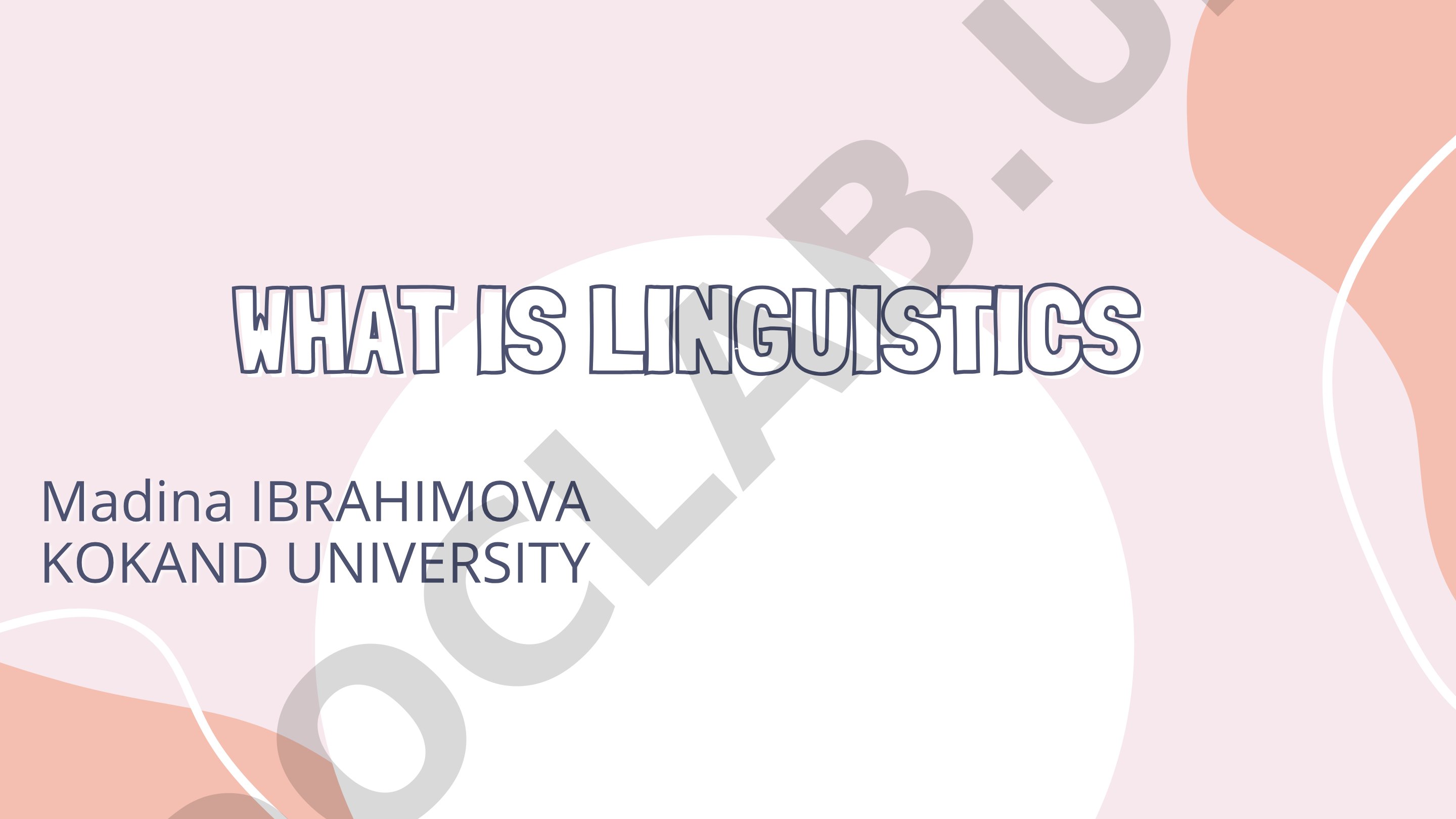 An introduction to linguistics, its importance, and its main branches