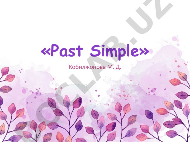 Past Simple