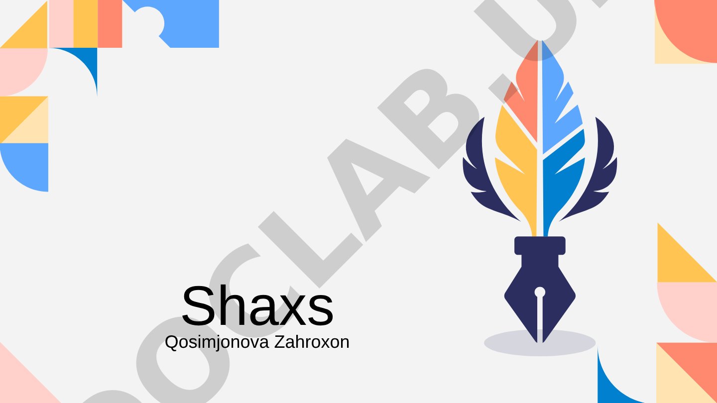 Shaxsning o'z-o'zini anglashi va shaxsiy rivojlanish strategiyalari