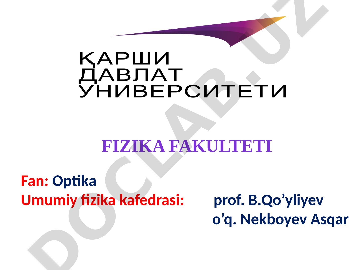 Yuniko fotometri va uning qo'llanilishi