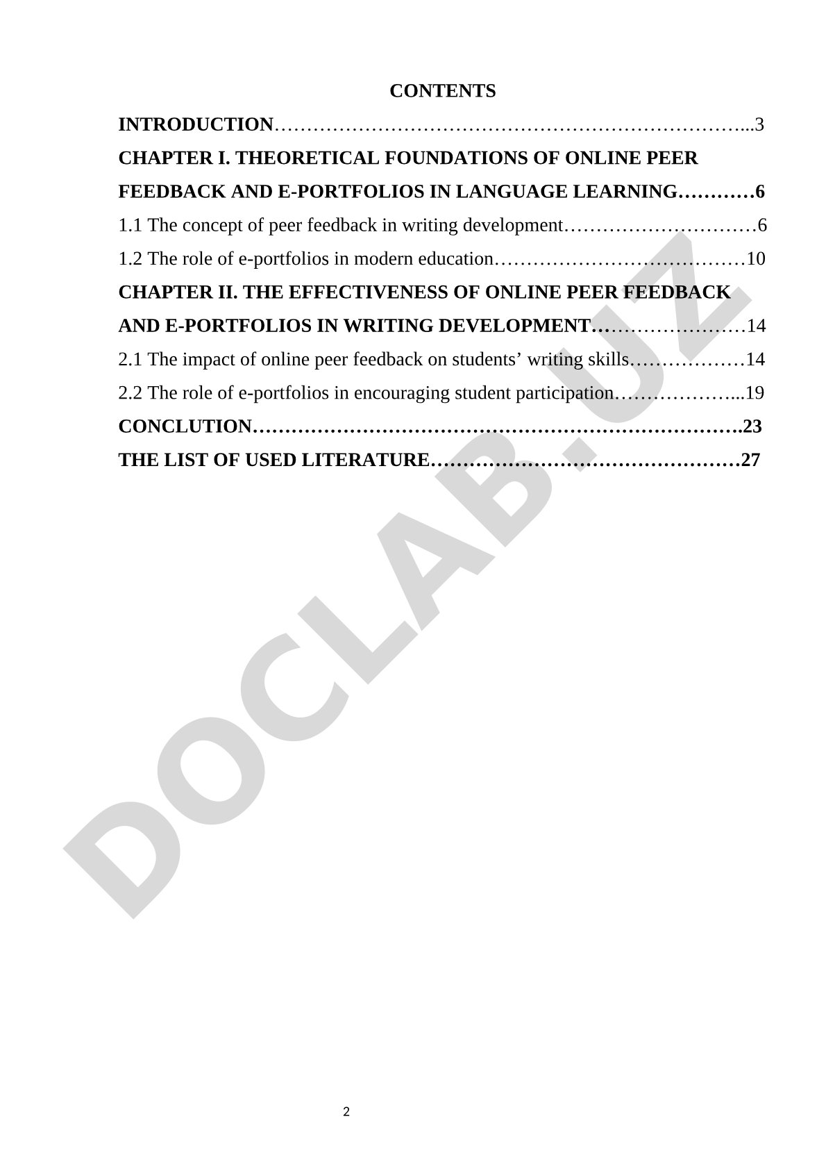 The Effectiveness of Online Peer Feedback and E-Portfolios in Developing Writing Skills and Encouraging Student Participation