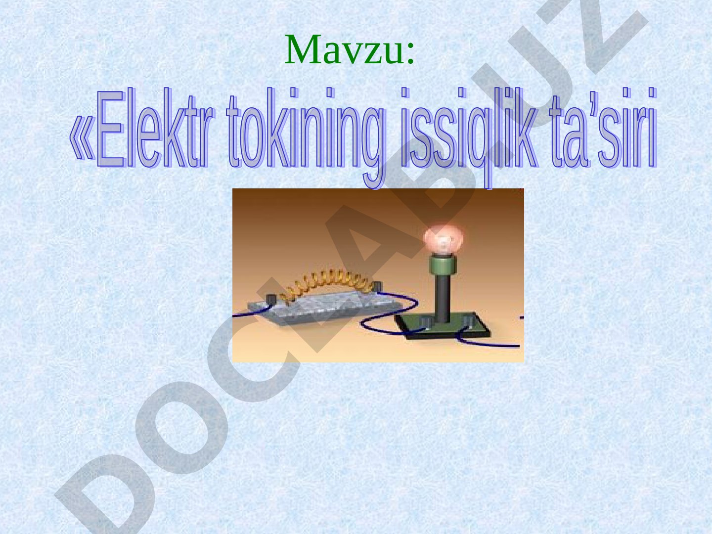 Elektr toki