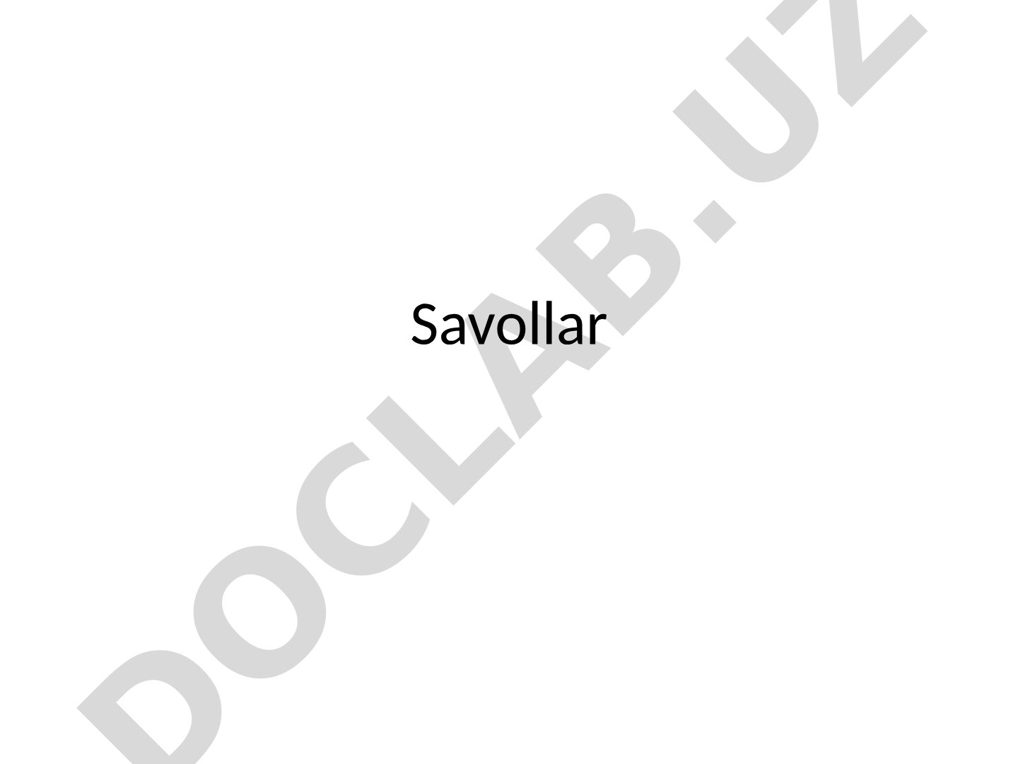 Alpomish dostoni bo'yicha savollar