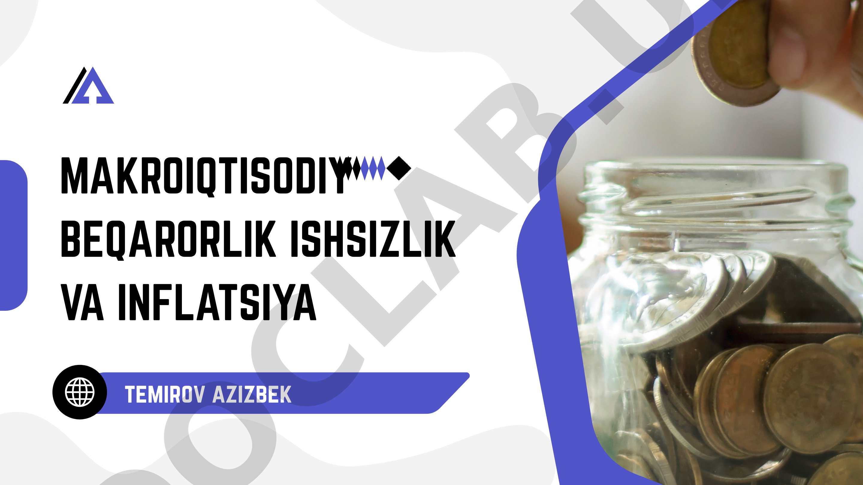 Makroiqtisodiy beqarorlik ishsizlik va inflatsiya