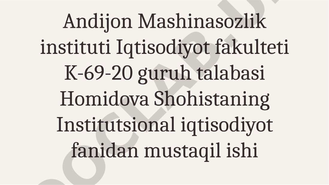 Mulkchilik Institutining Yevropa va Osiyo Mamlakatlarida Rivojlanishi: Yollari va Tashkilotlar