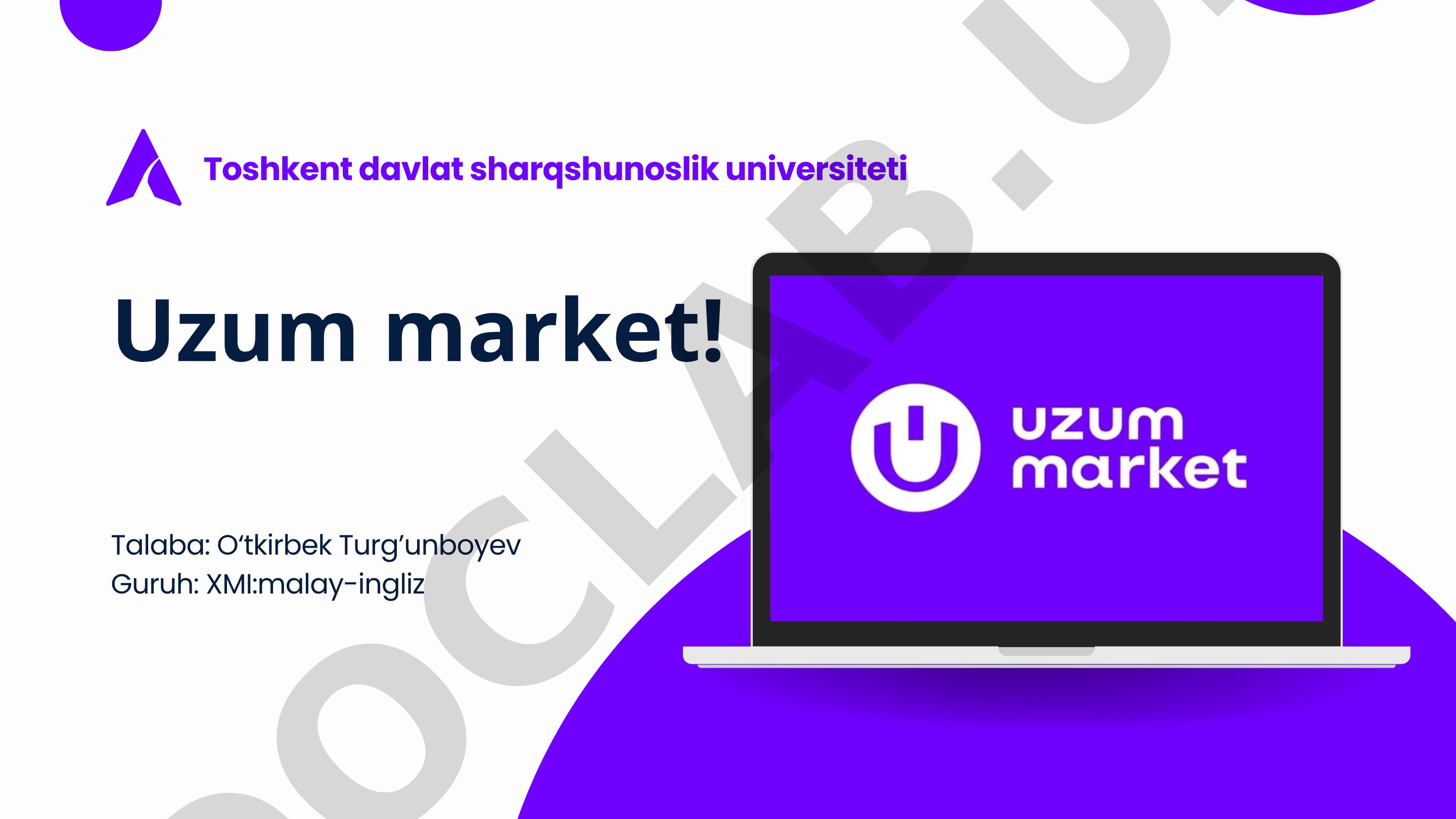 Internet chakana savdo, Uzum Market va Uzum Bank faoliyati hamda muammolari haqida