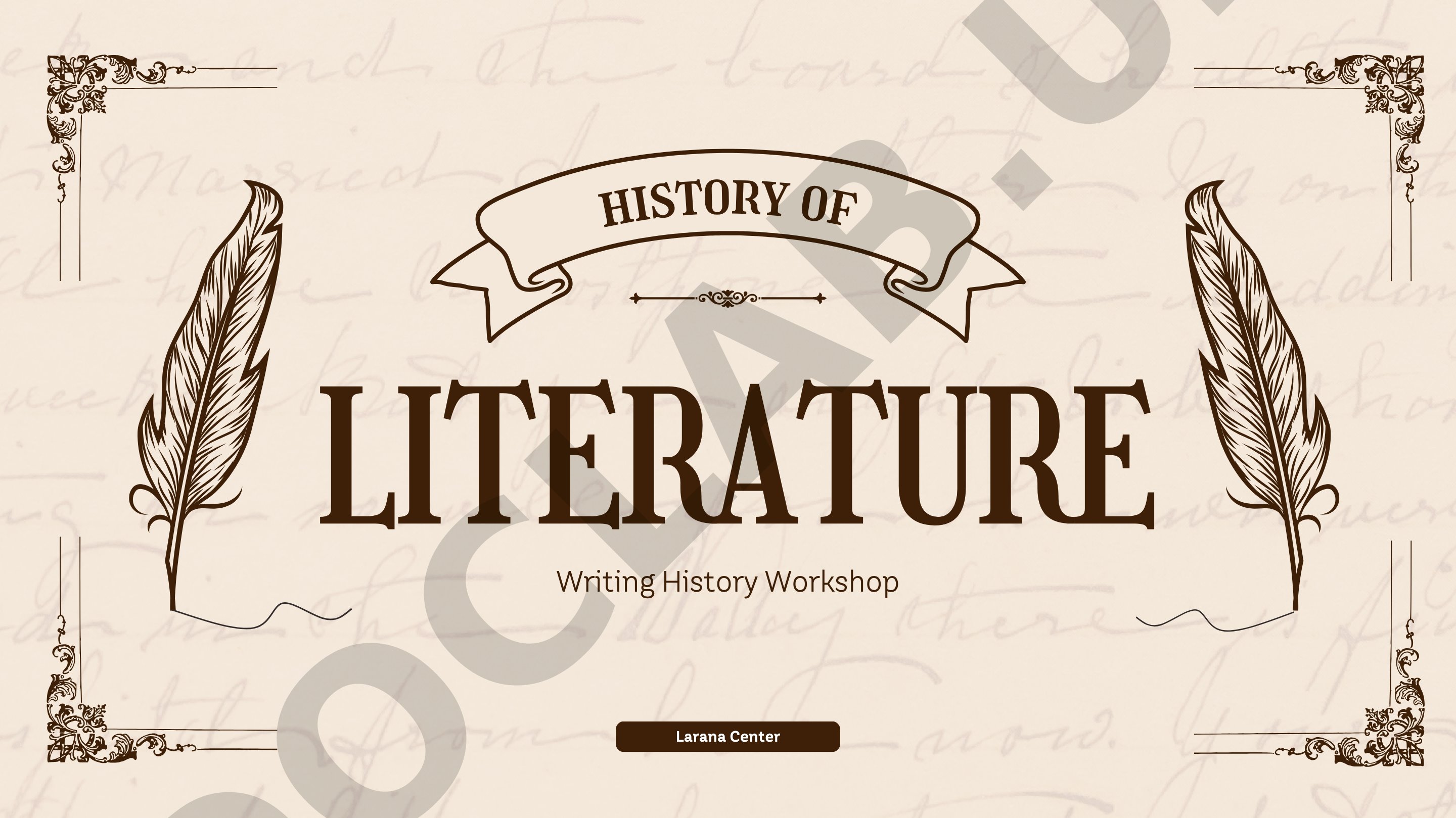 Literary theory criticism and history