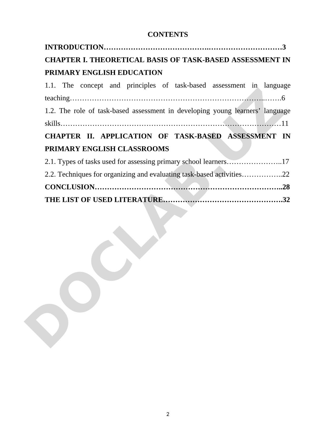 Task-Based Assessment in the Primary English Language Classroom