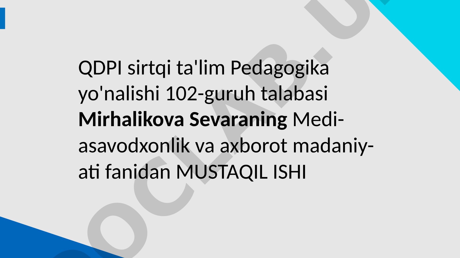 Internetda salbiy axborotlarga qarshi mediaimmunitetni shakllantirish