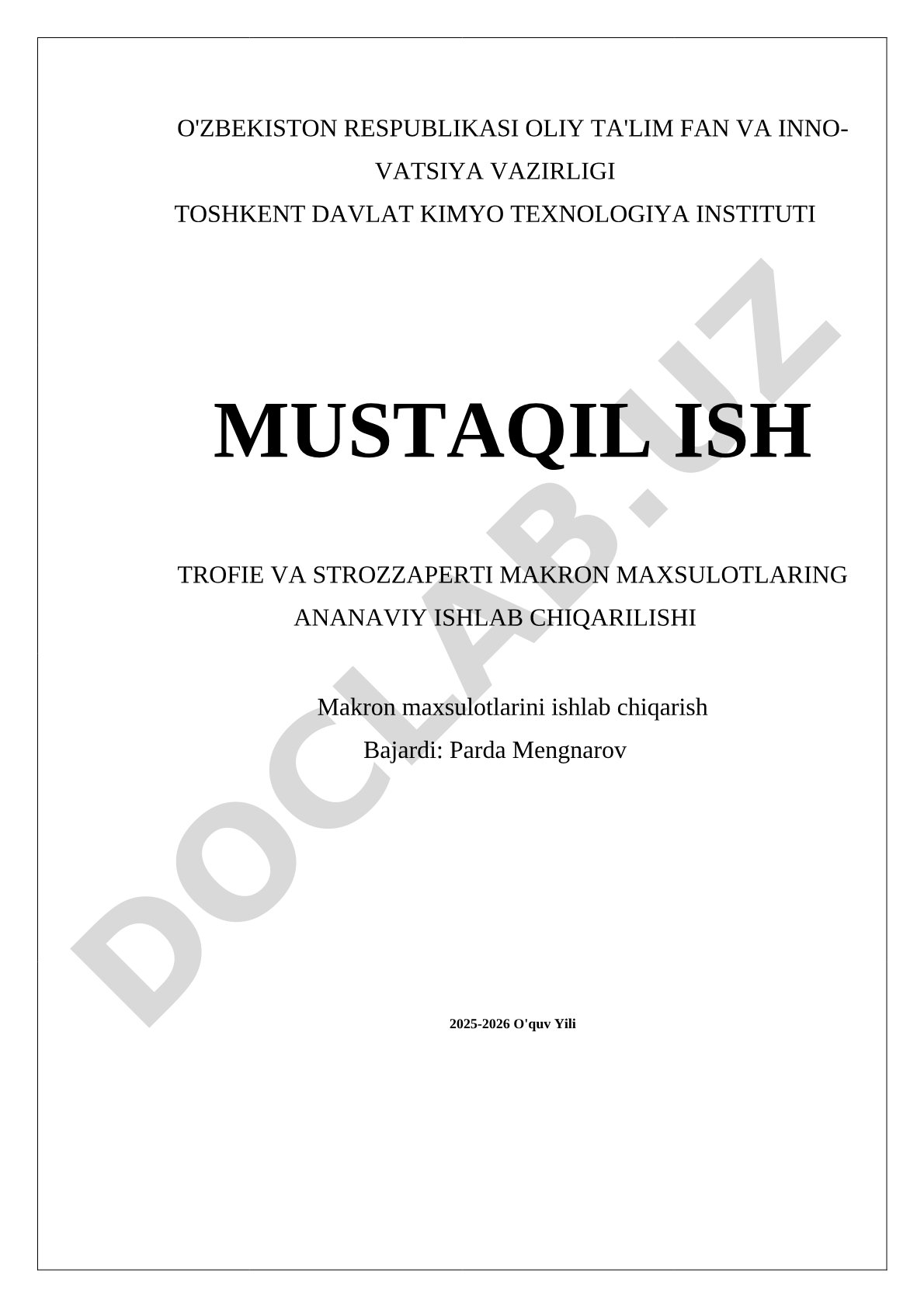 Trofie va Strozzaperti makron maxsulotlaring ananaviy ishlab chiqarilishi