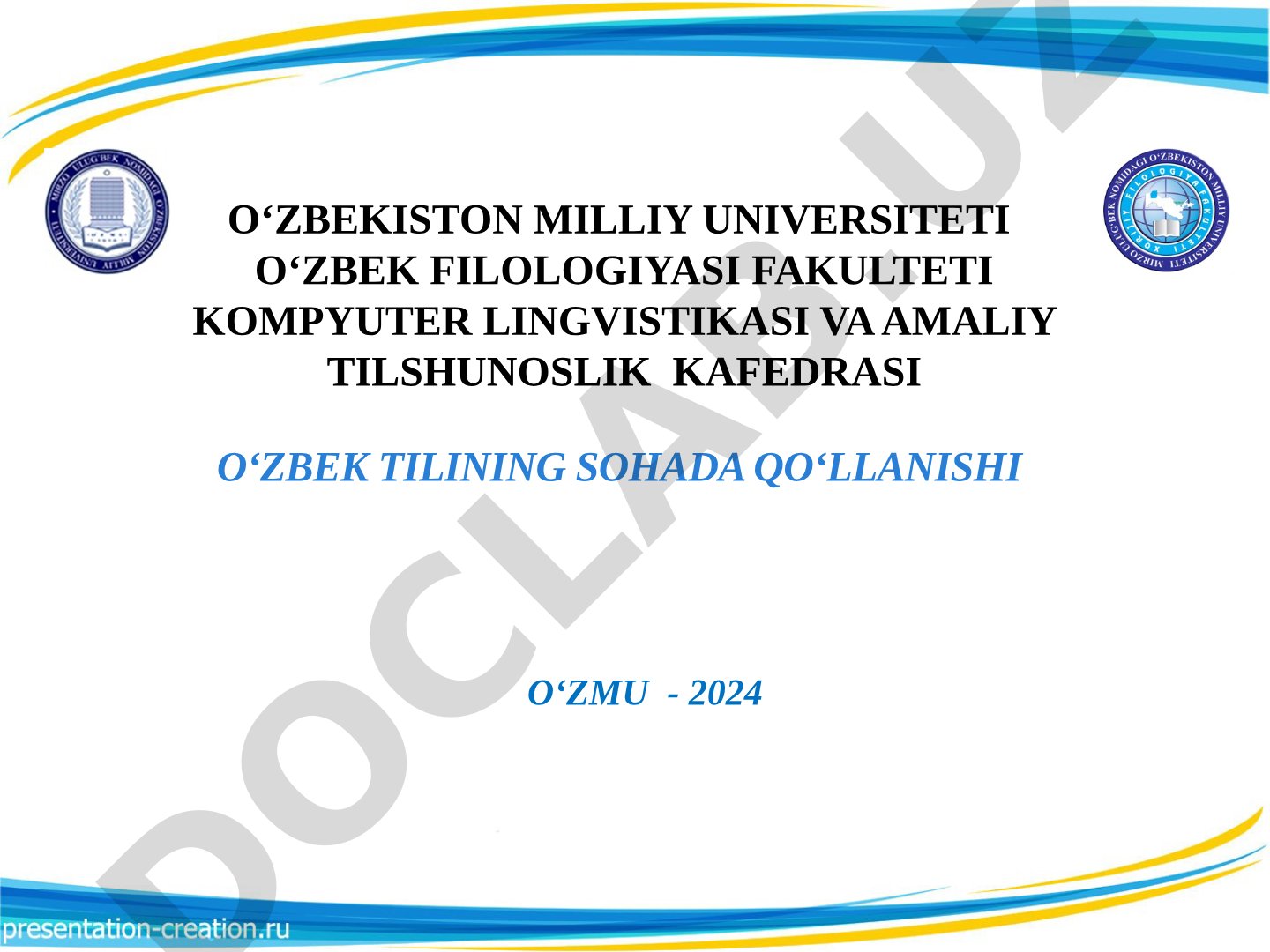 O‘zbek tilining sohada qo‘llanishi: maqola, tezis, taqriz, annotatsiya, rezyume matni talablari