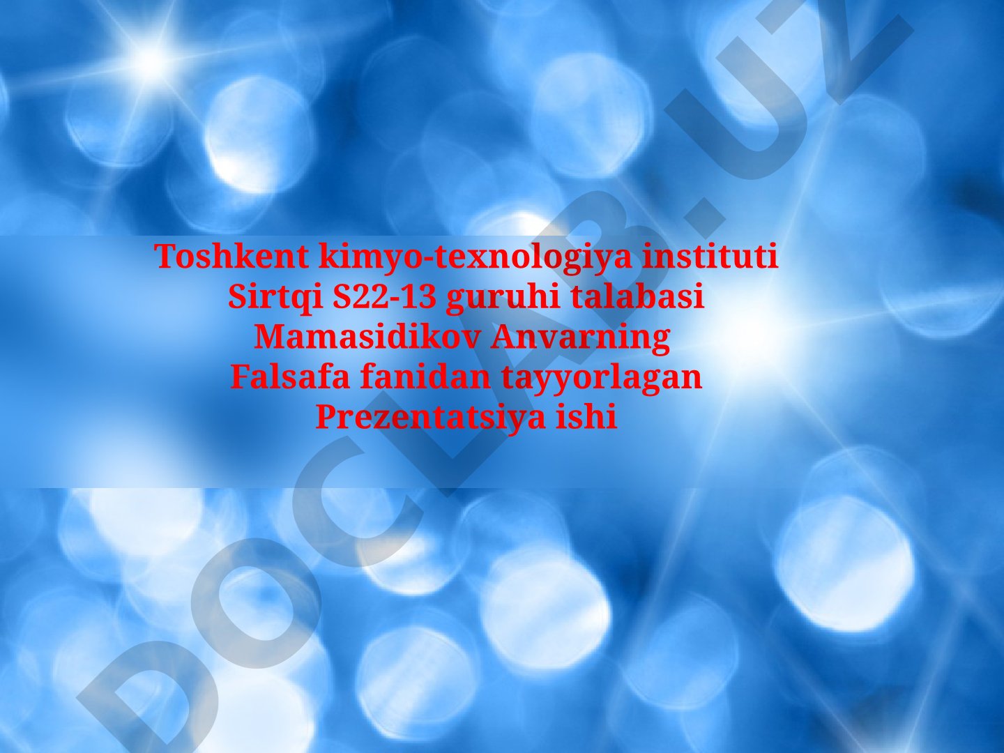 Falsafa fani predmeti vazifalari va asosiy yo'nalishlari