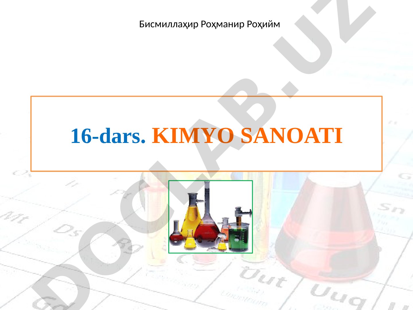 Kimyo sanoati