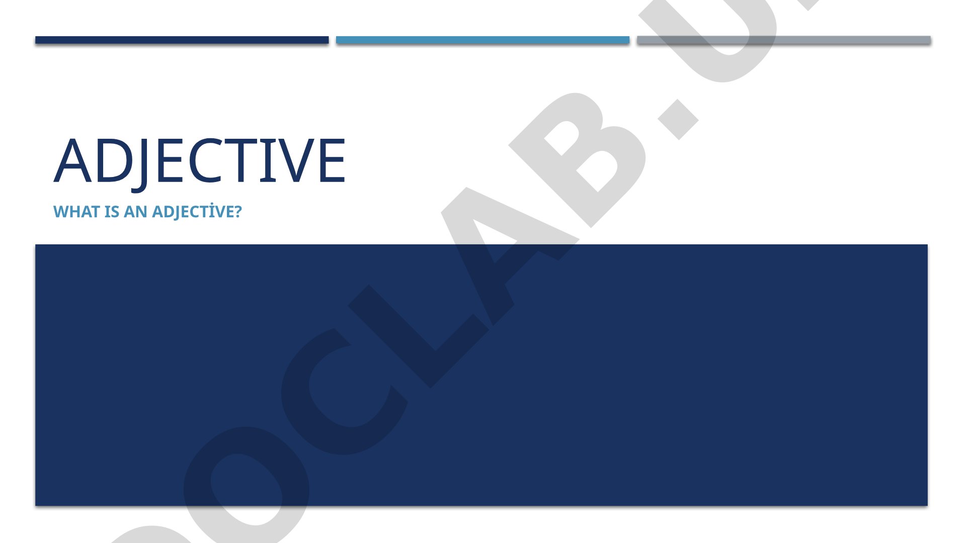 Adjectives in English Grammar