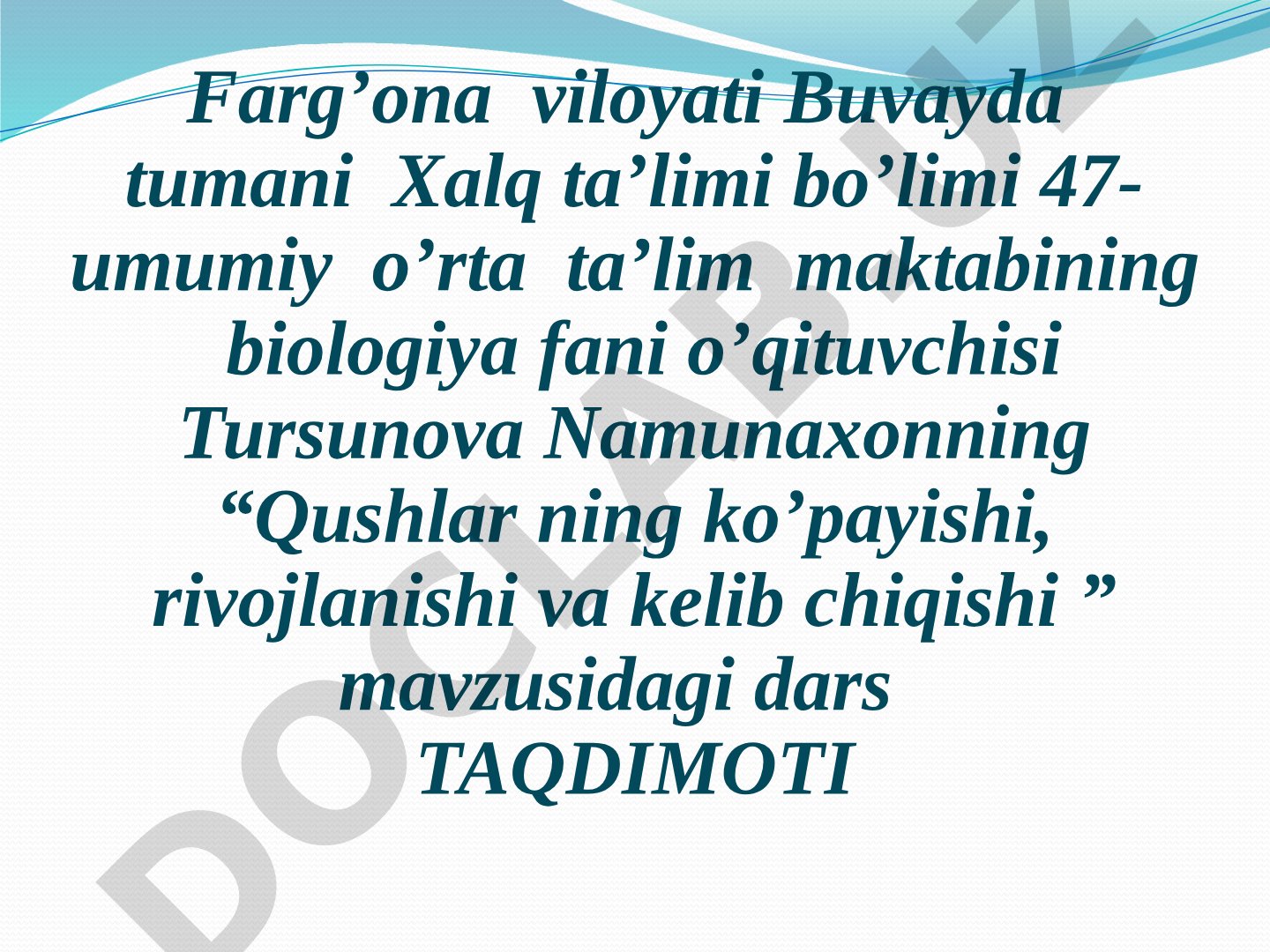 Qushlarning ko'payishi, rivojlanishi va kelib chiqishi