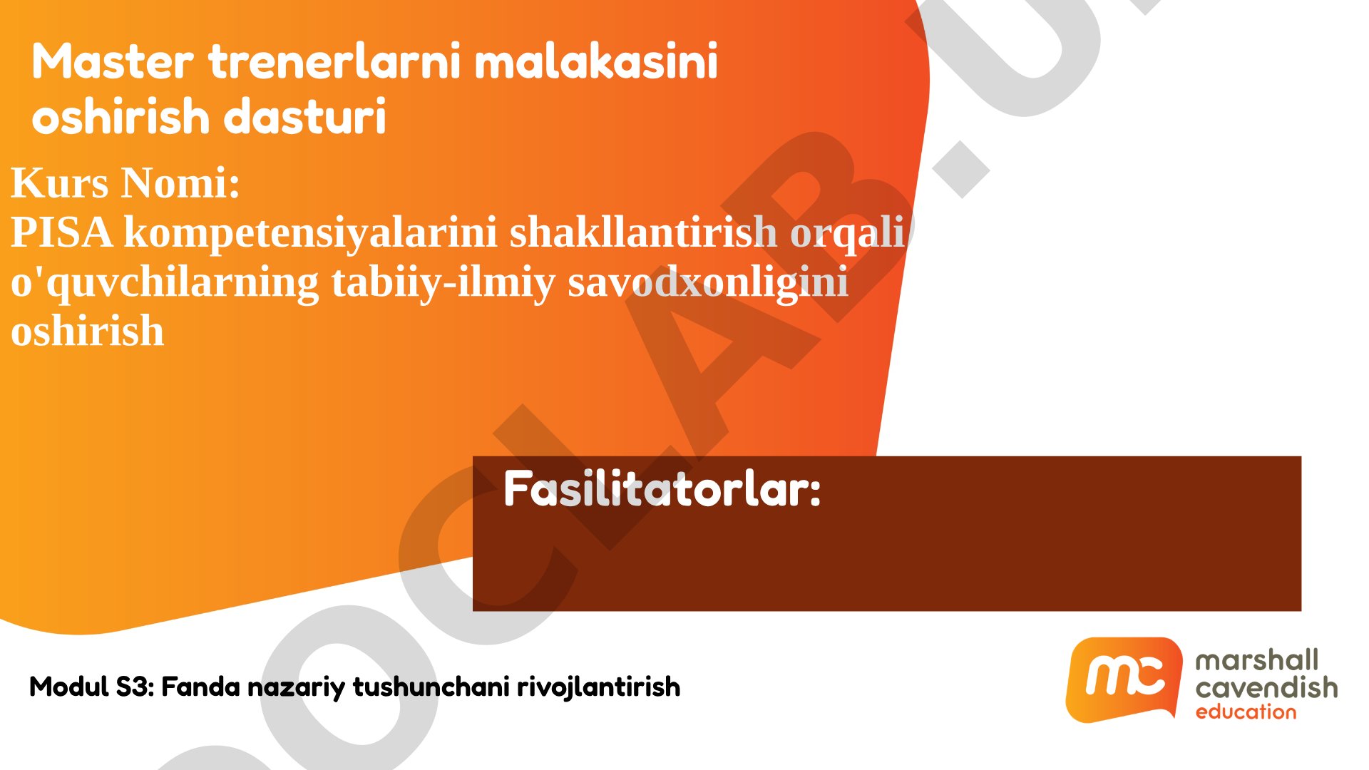 PISA kompetensiyalarini shakllantirish orqali o'quvchilarning tabiiy-ilmiy savodxonligini oshirish
