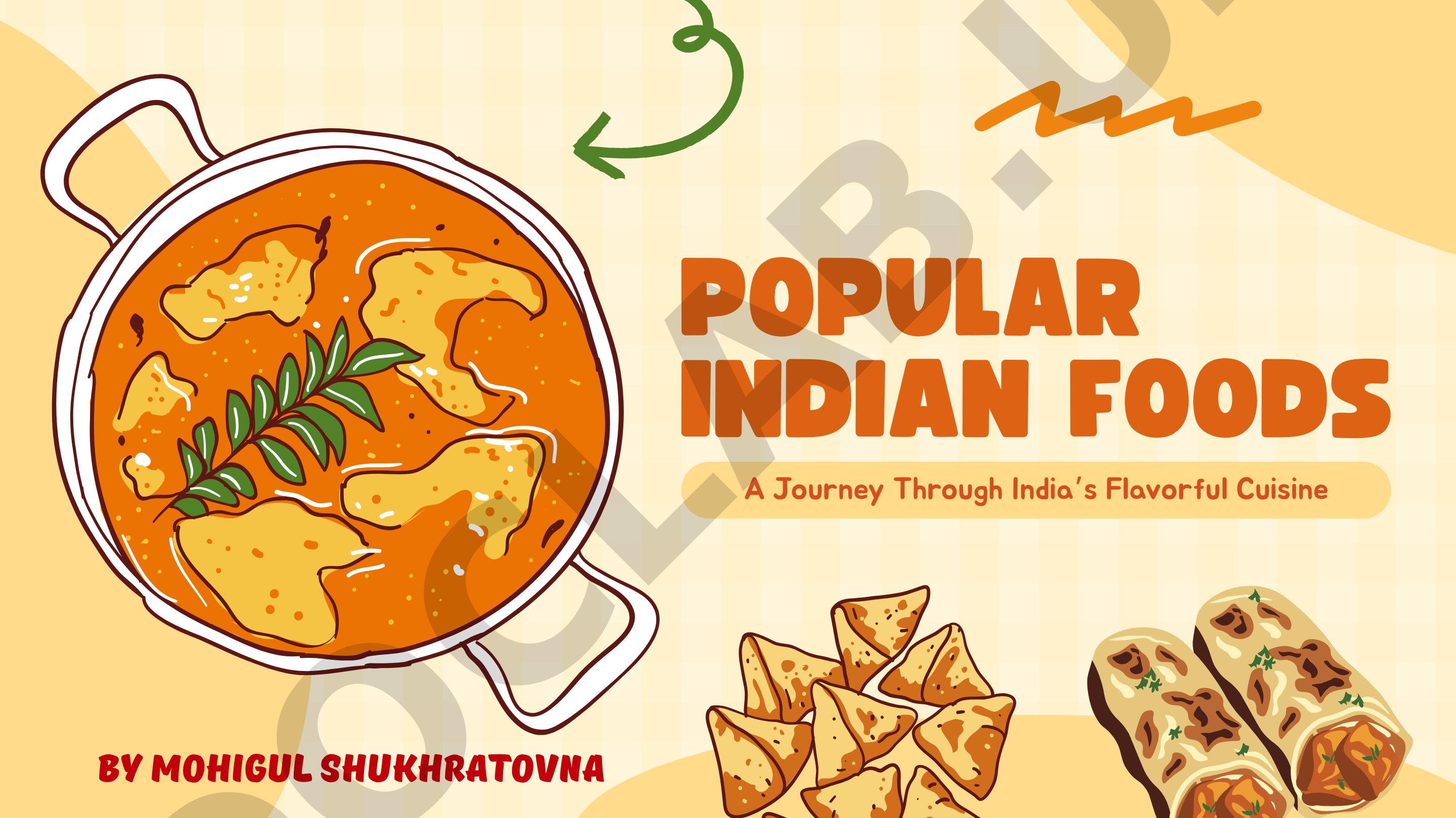 Overview of Indian dishes: biryani, butter chicken, samosa, paneer tikka, dosa, rogan