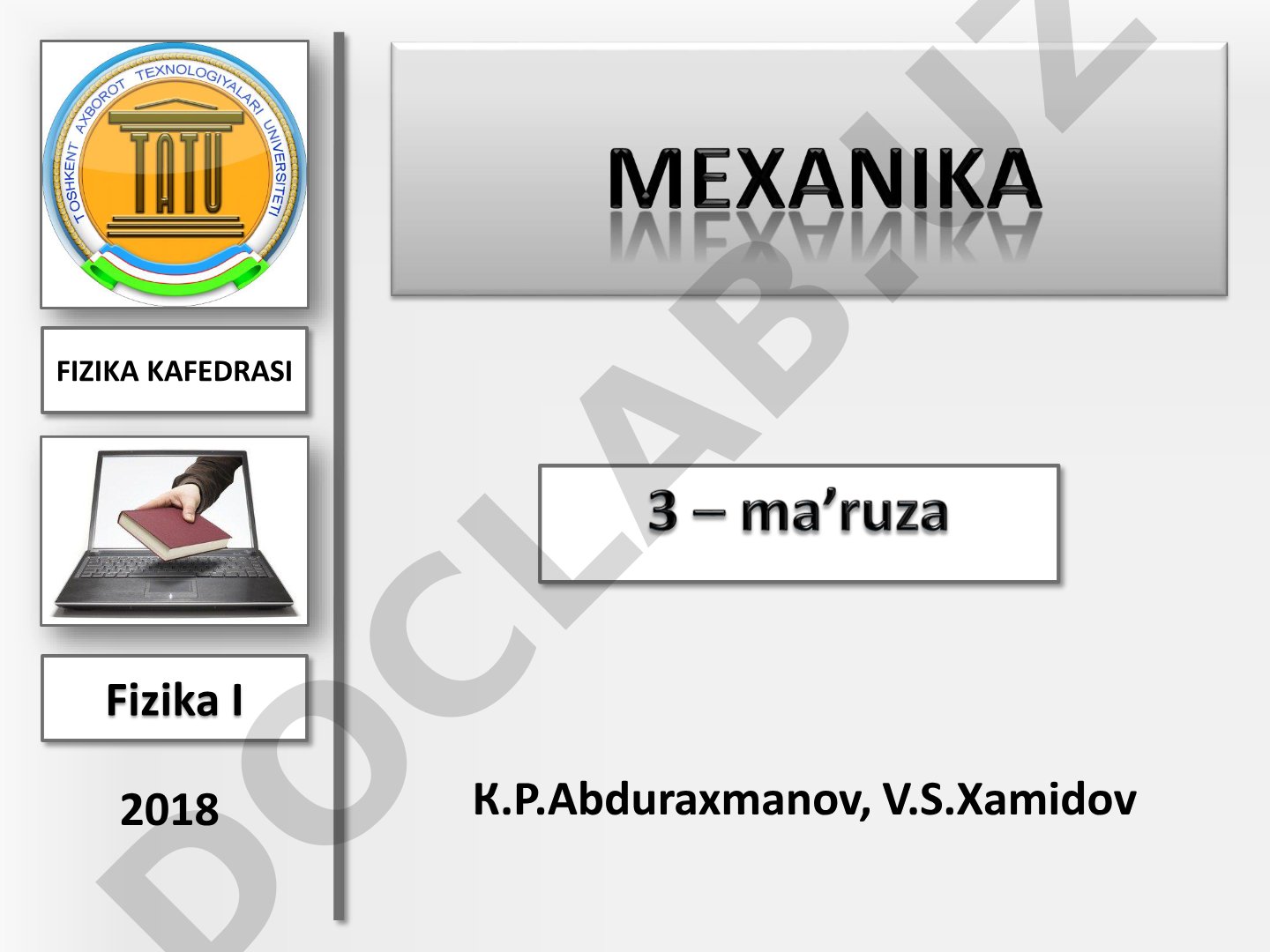 Nyuton qonunlari, inersial sanoq tizimlar, impuls, elastik urilish haqida fizika