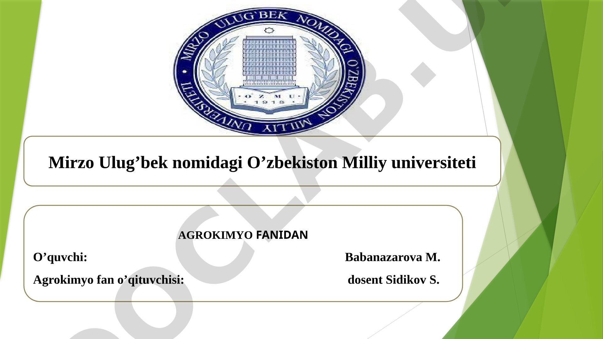 Tuproq tarkibidagi minerallar, ularning manbalari va ahamiyati haqida ma'lumot beruvchi