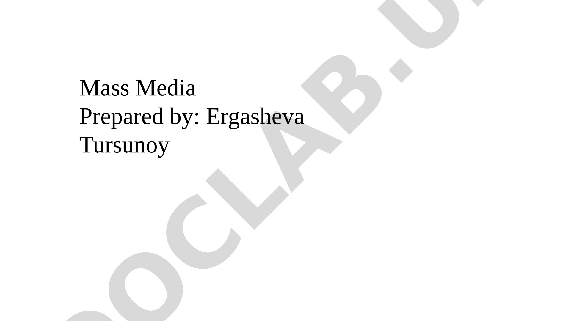 Overview of mass media types, functions, advantages, disadvantages, and social media role