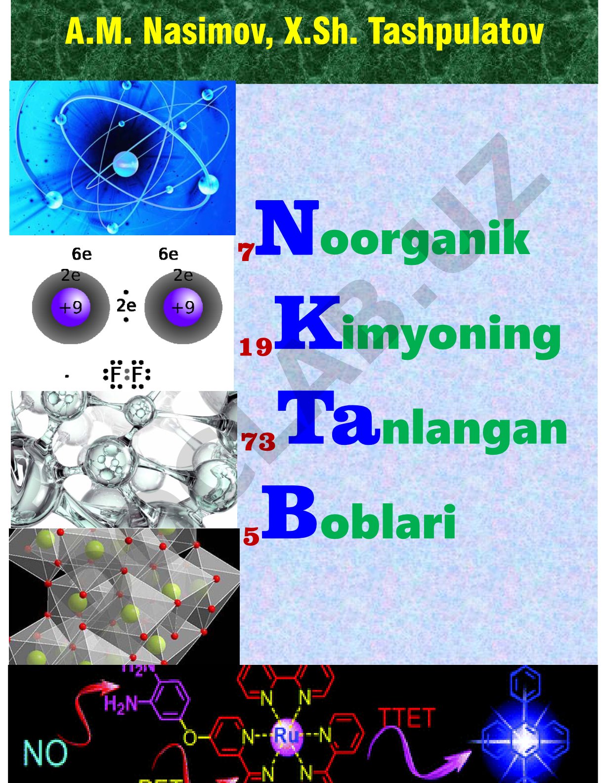 Noorganik kimyoning tanlangan boblari