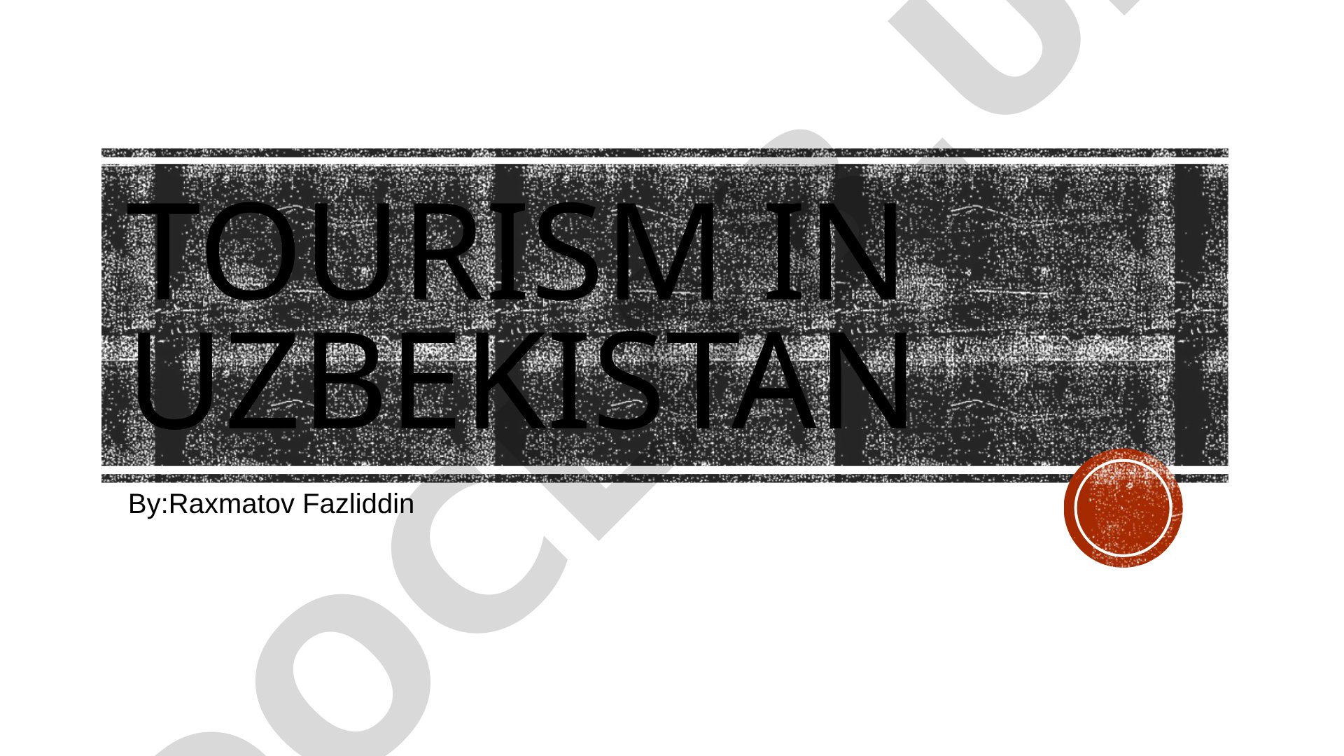 Tourism in Uzbekistan