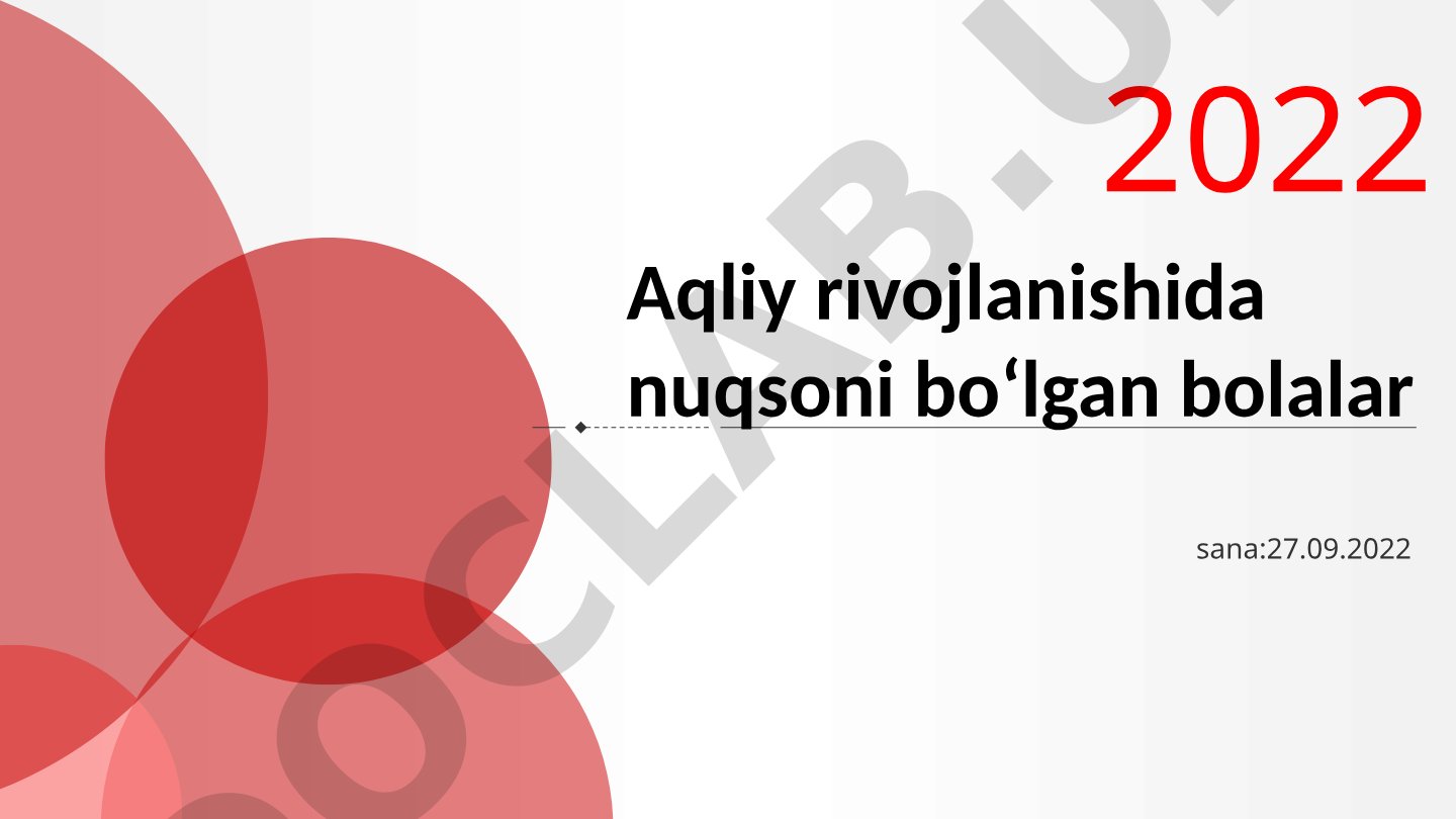 Aqliy rivojlanishida nuqsoni bo‘lgan bolalar
