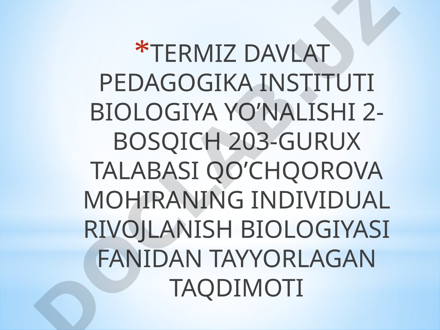Boshoyoqli mollyuskalarning koʻpayishi va individual rivojlanishi