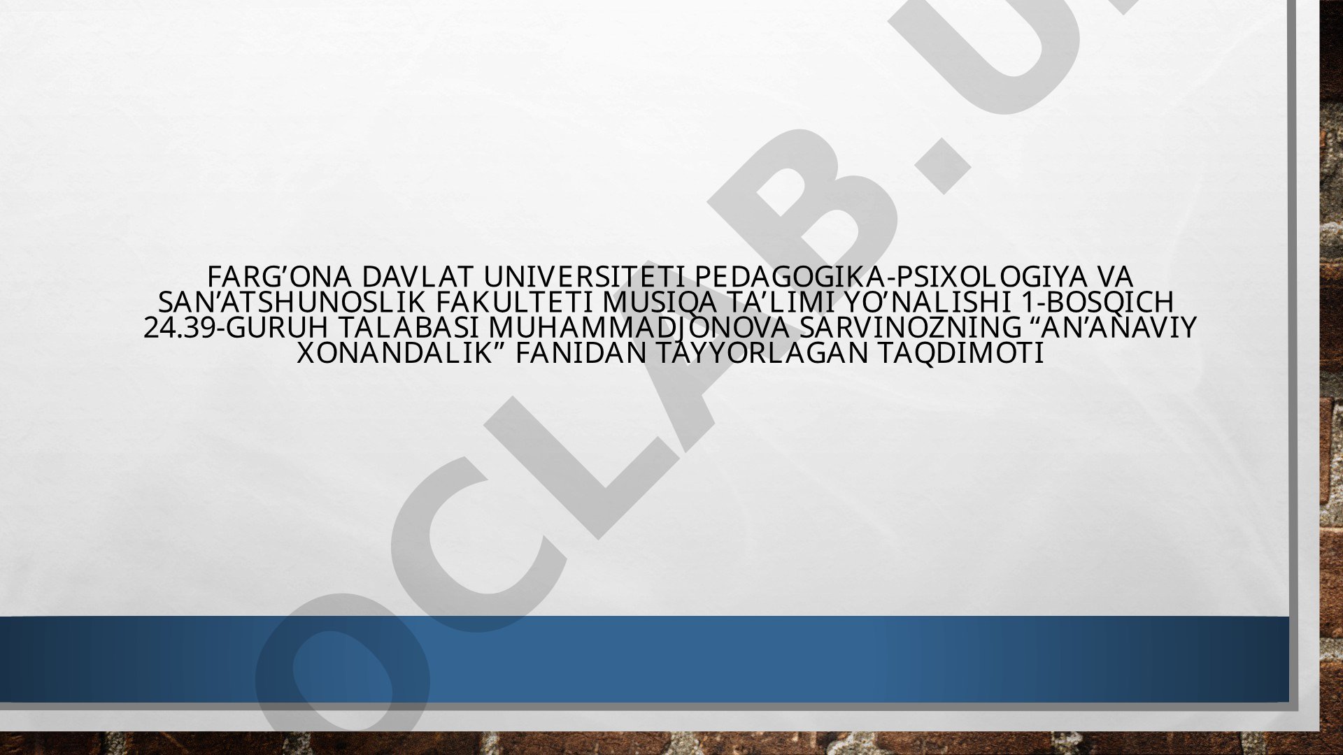 Habiba Oxunova hayoti, ijodi va Alla qo'shig'i haqida ma'lumot