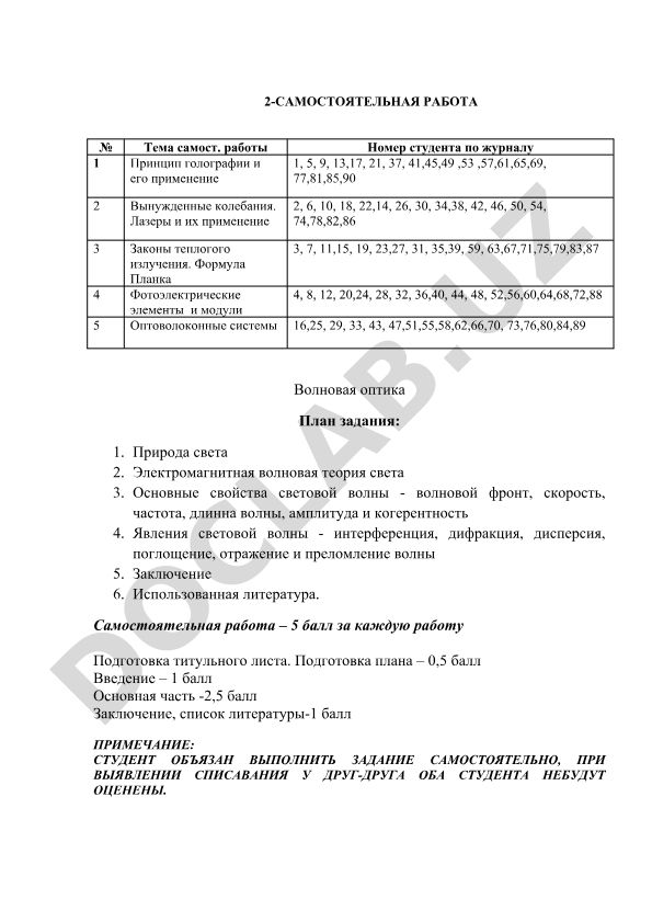 Принцип голографии и его применение