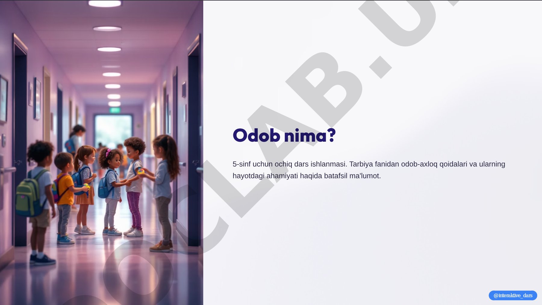 Odob nima?