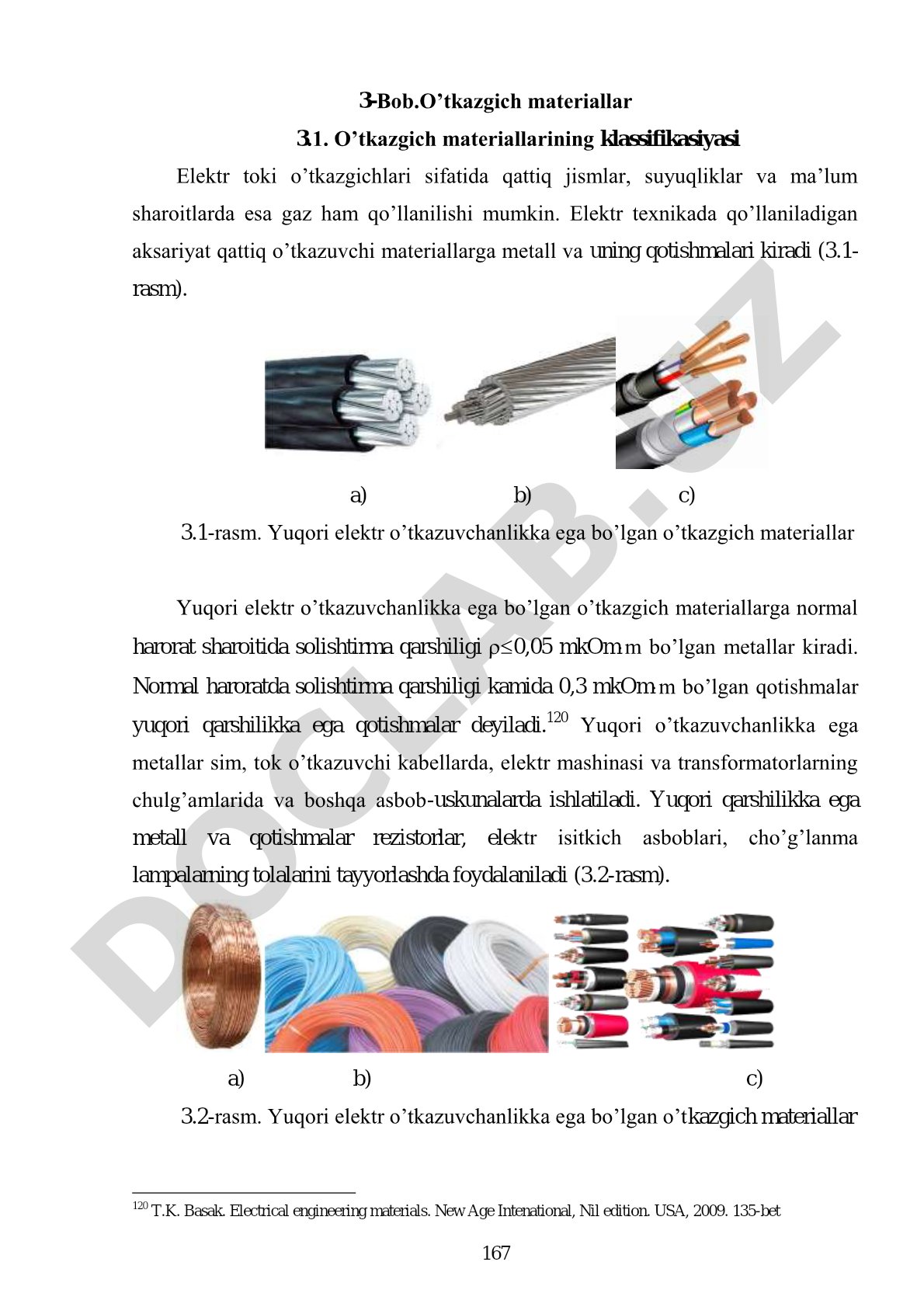 O'tkazgich materiallar