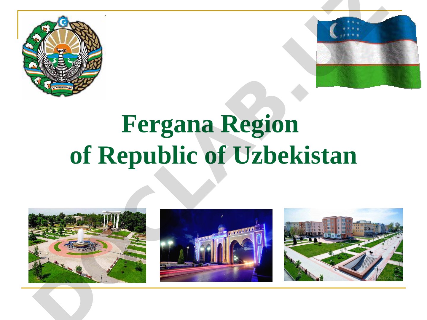 Fergana Region Investment and Trade Cooperation