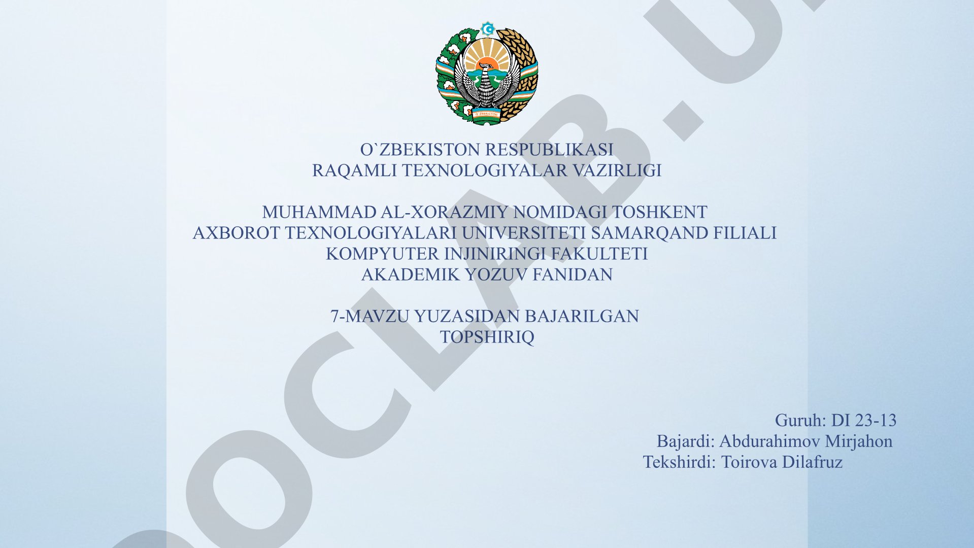 Konspekt tushunchasi va turlari, tezis haqida ma'lumot