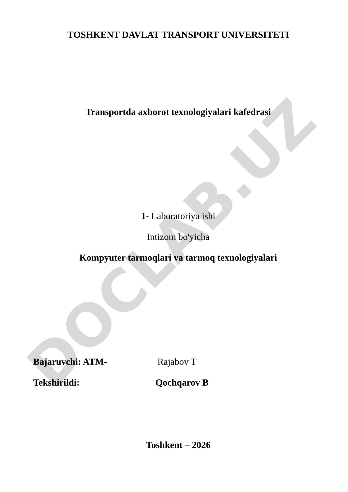 Cisco Packet Tracer dasturida RIP protokolini