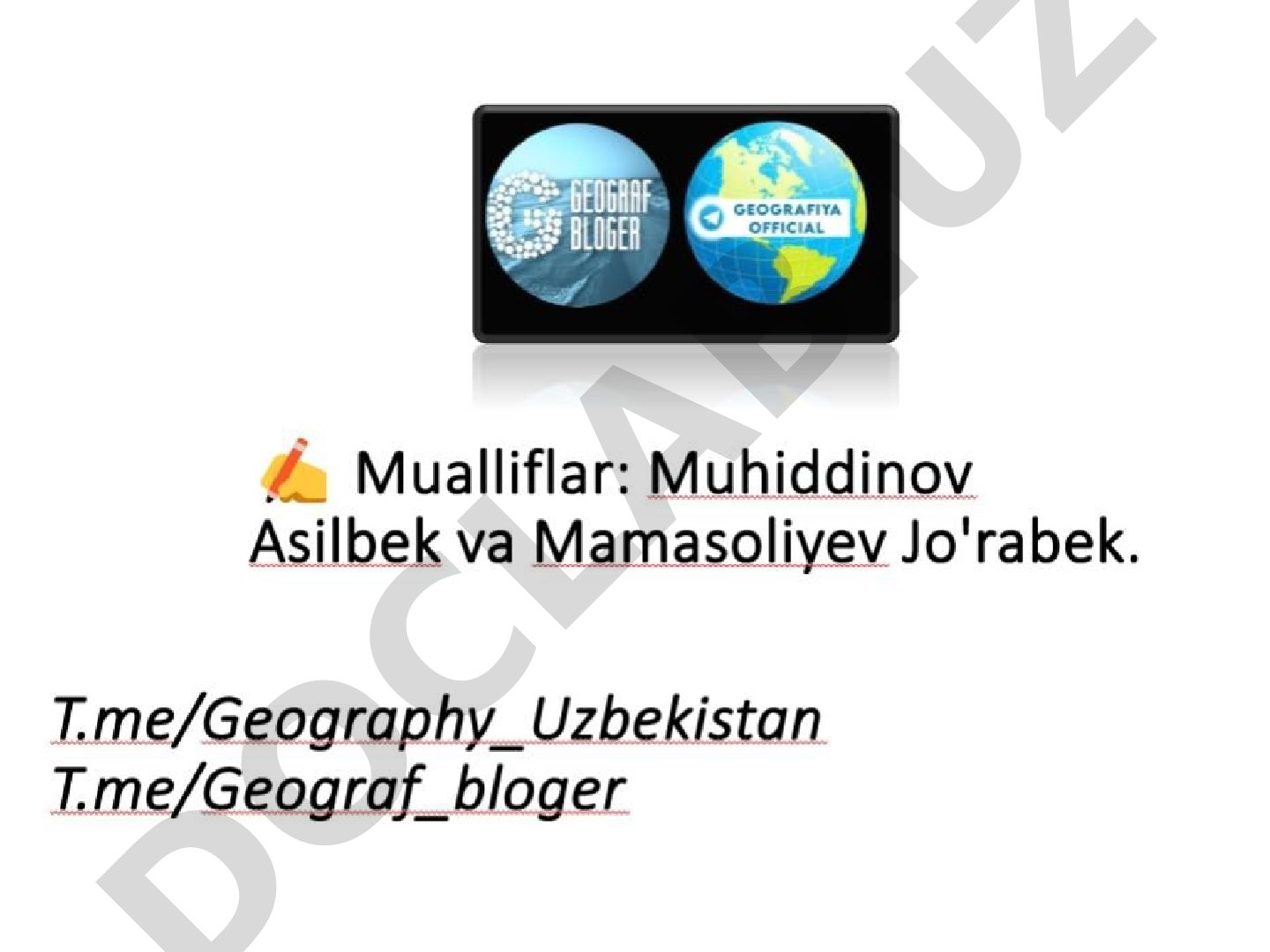Yerning ichki tuzilishi