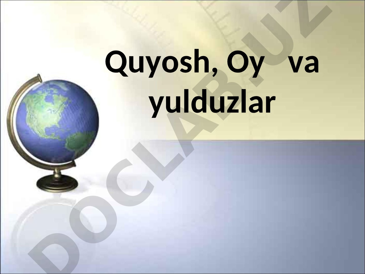 Quyosh, Oy va yulduzlar haqida ma'lumot