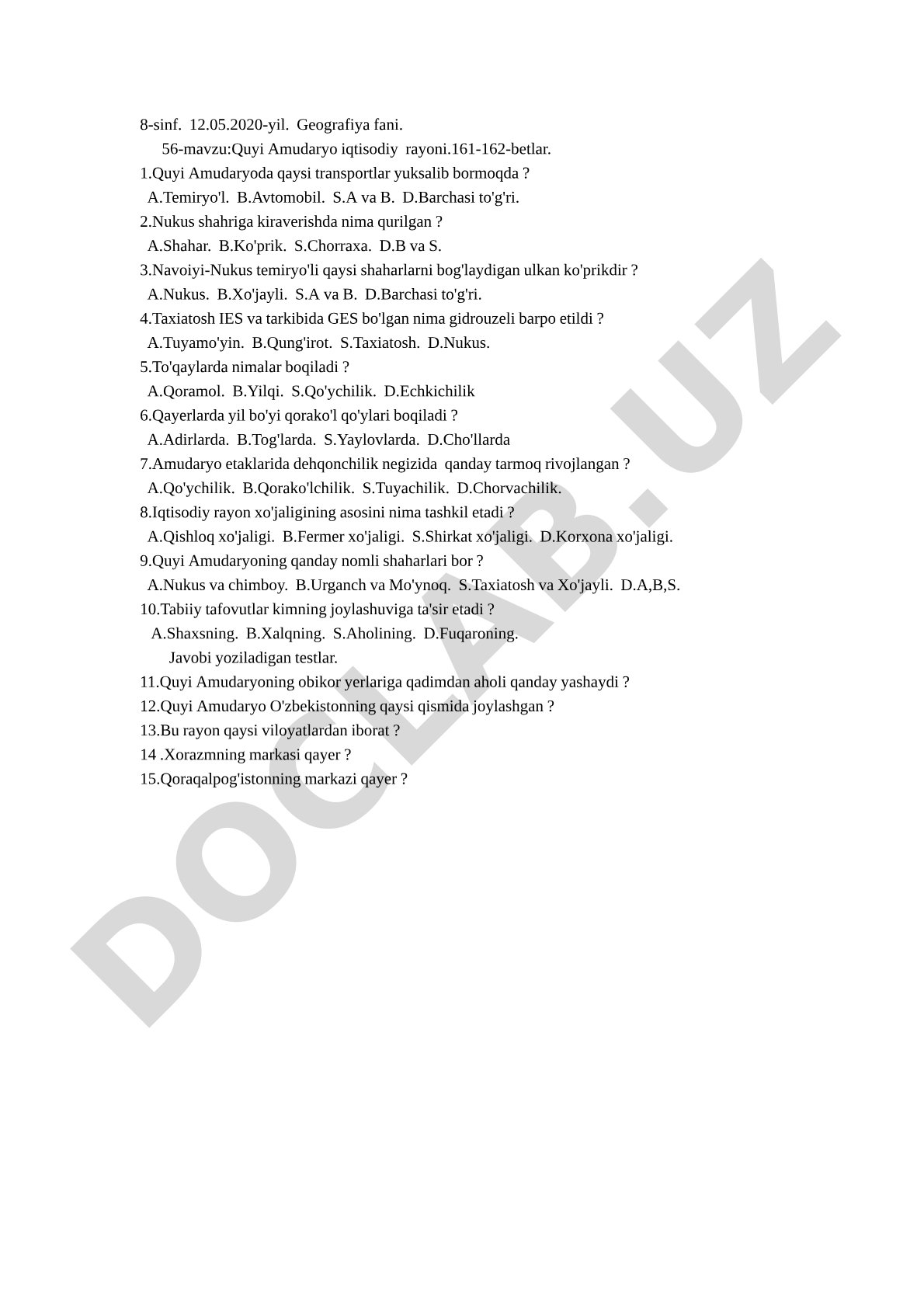 Quyi Amudaryo iqtisodiy rayoni