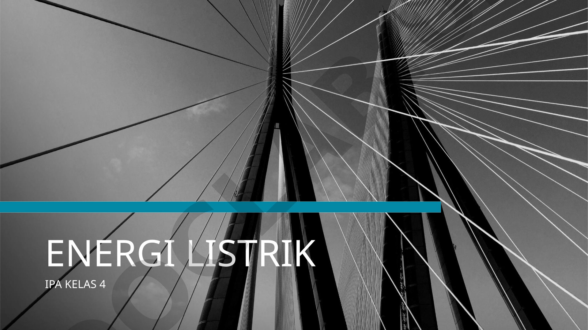 Energi listrik IPA kelas 4