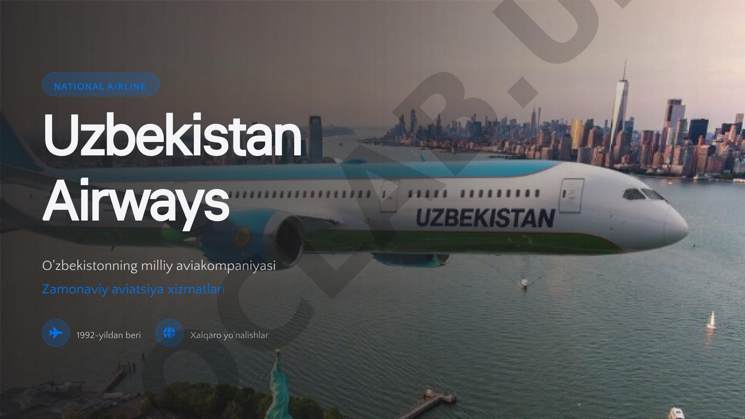 Uzbekistan Airways milliy aviakompaniyasining faoliyati
