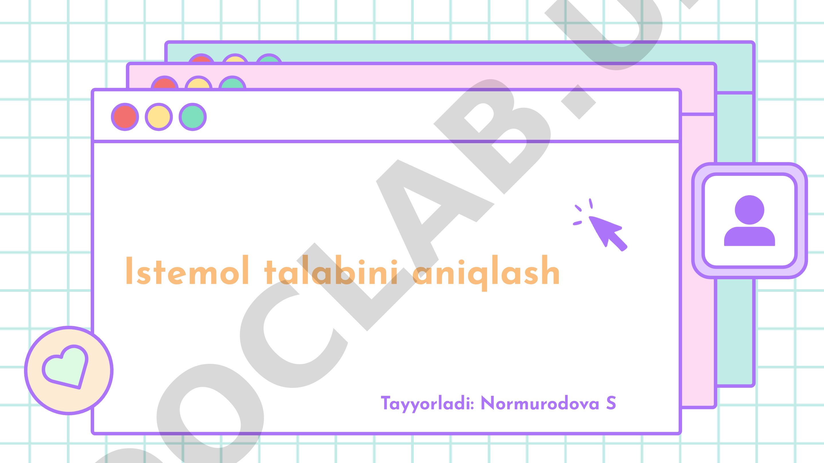 Istemol talabini aniqlash