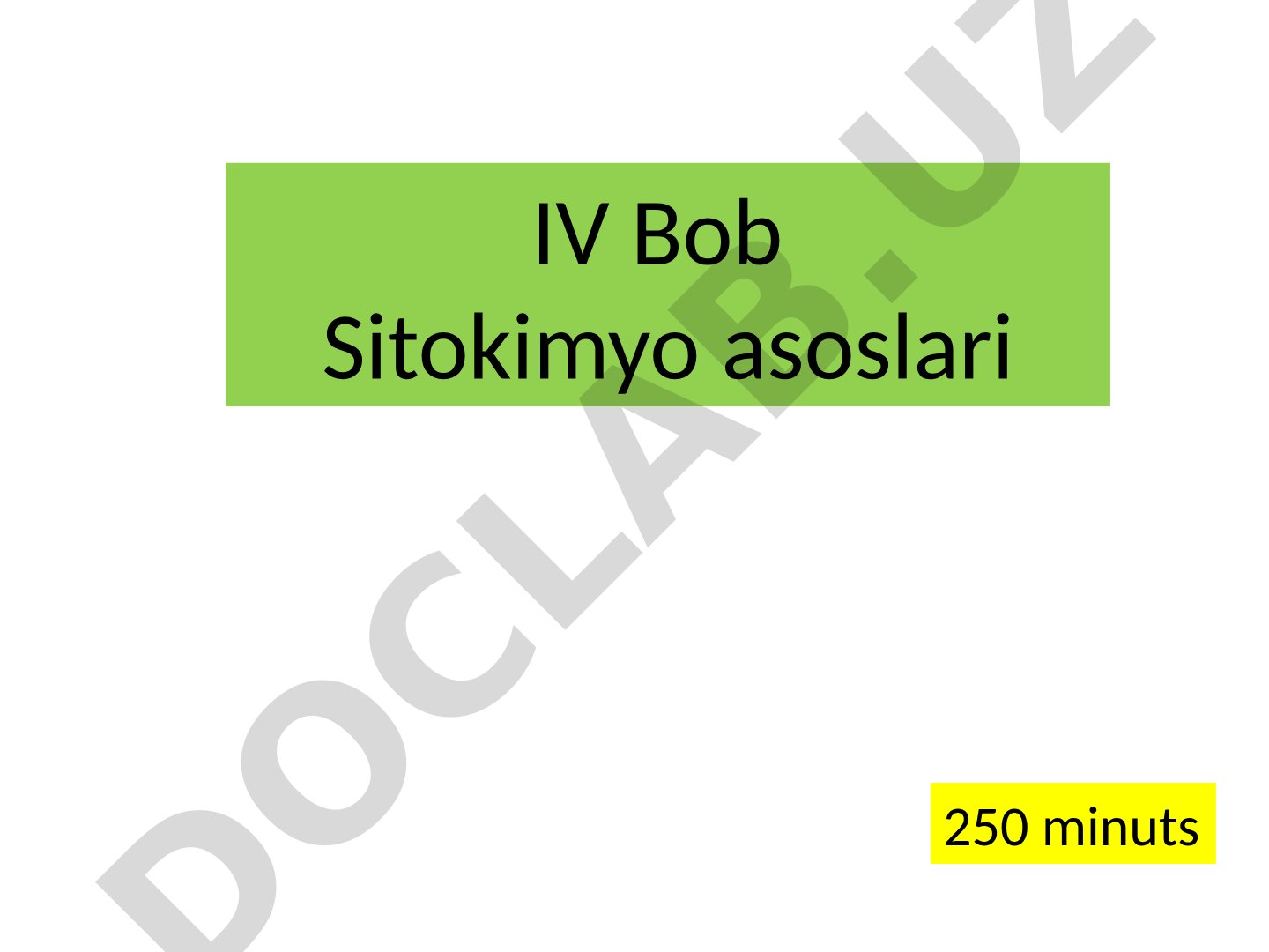 Sitokimyo asoslari: Biologik va kimyoviy evolyutsiya