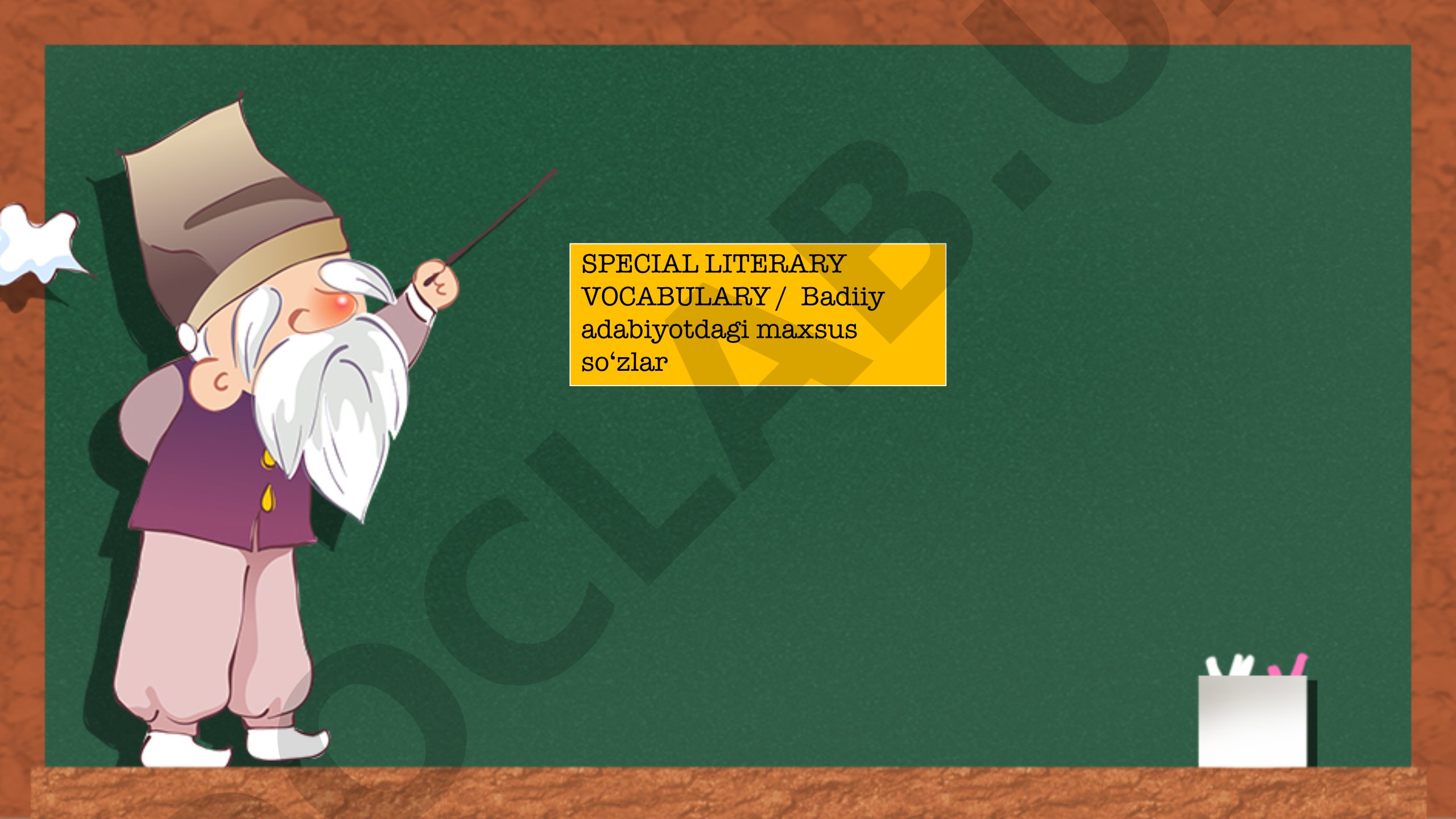 Defines special literary vocabulary and neologisms with examples