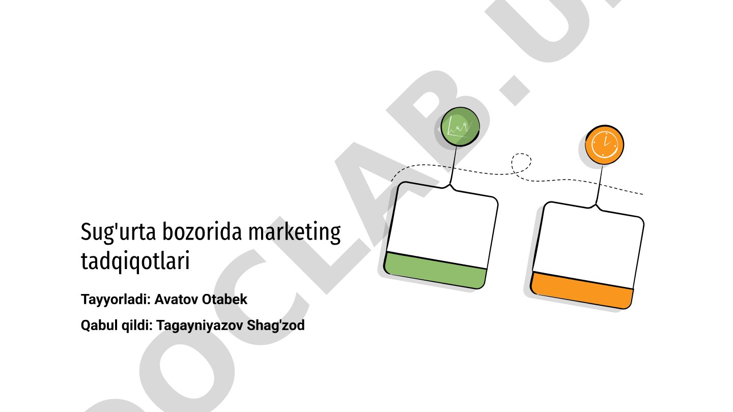 Sug'urta bozorida marketing tadqiqotlari