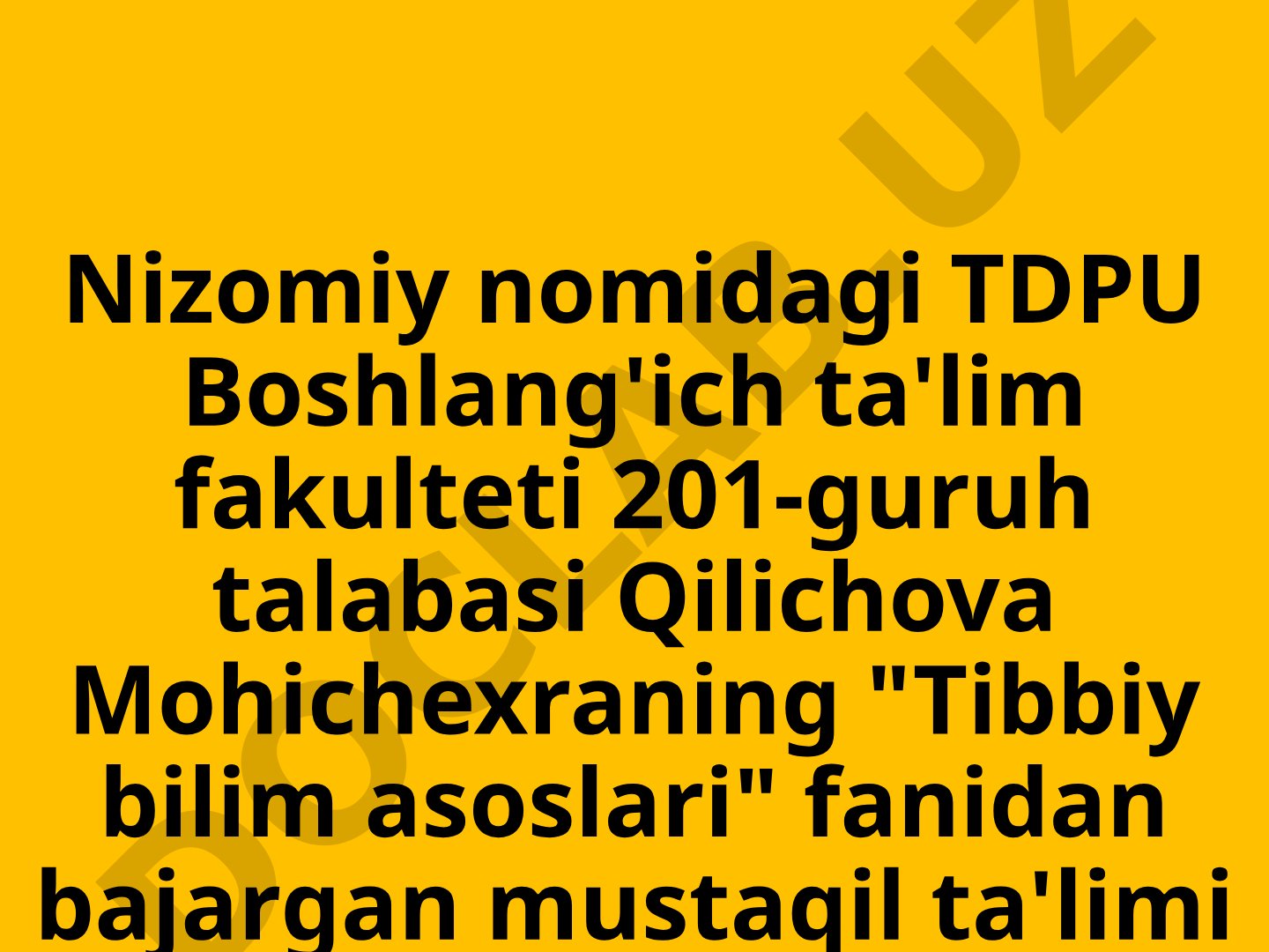 Uyqu va uning ahamiyati