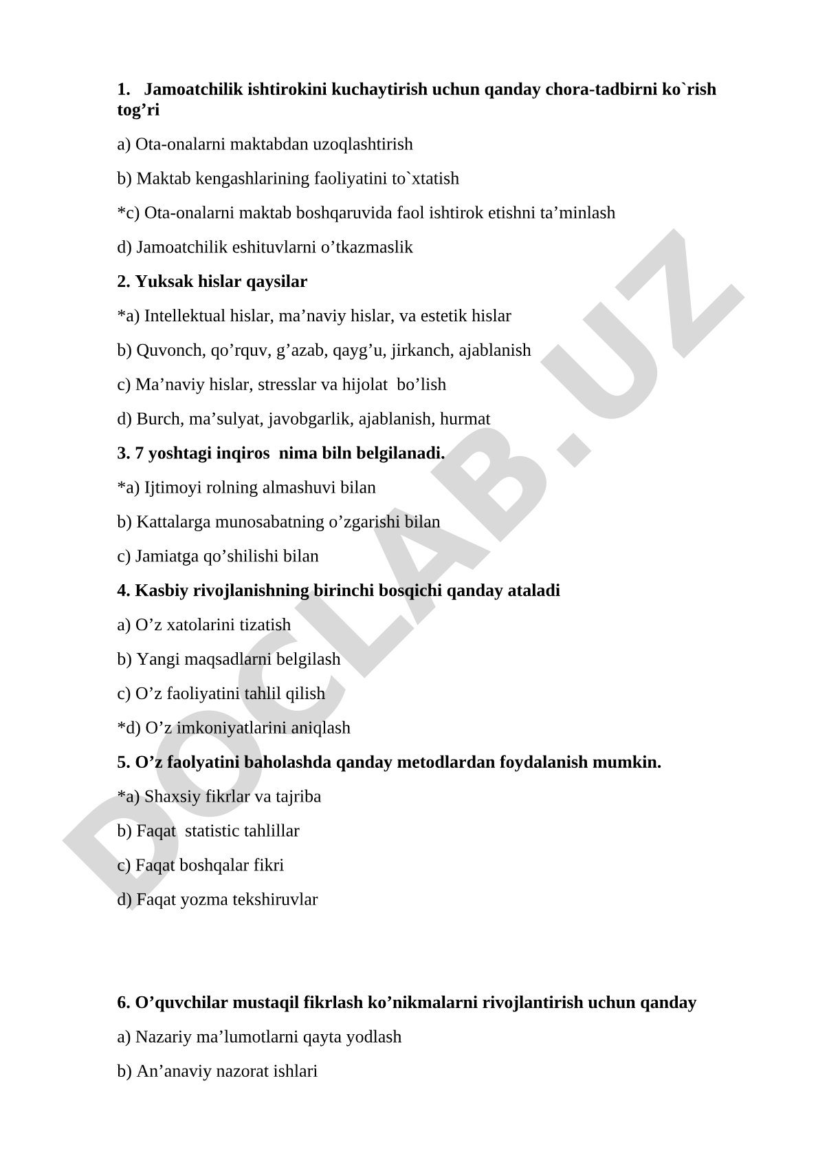 Pedagogik psixologiya va maktab boshqaruvi