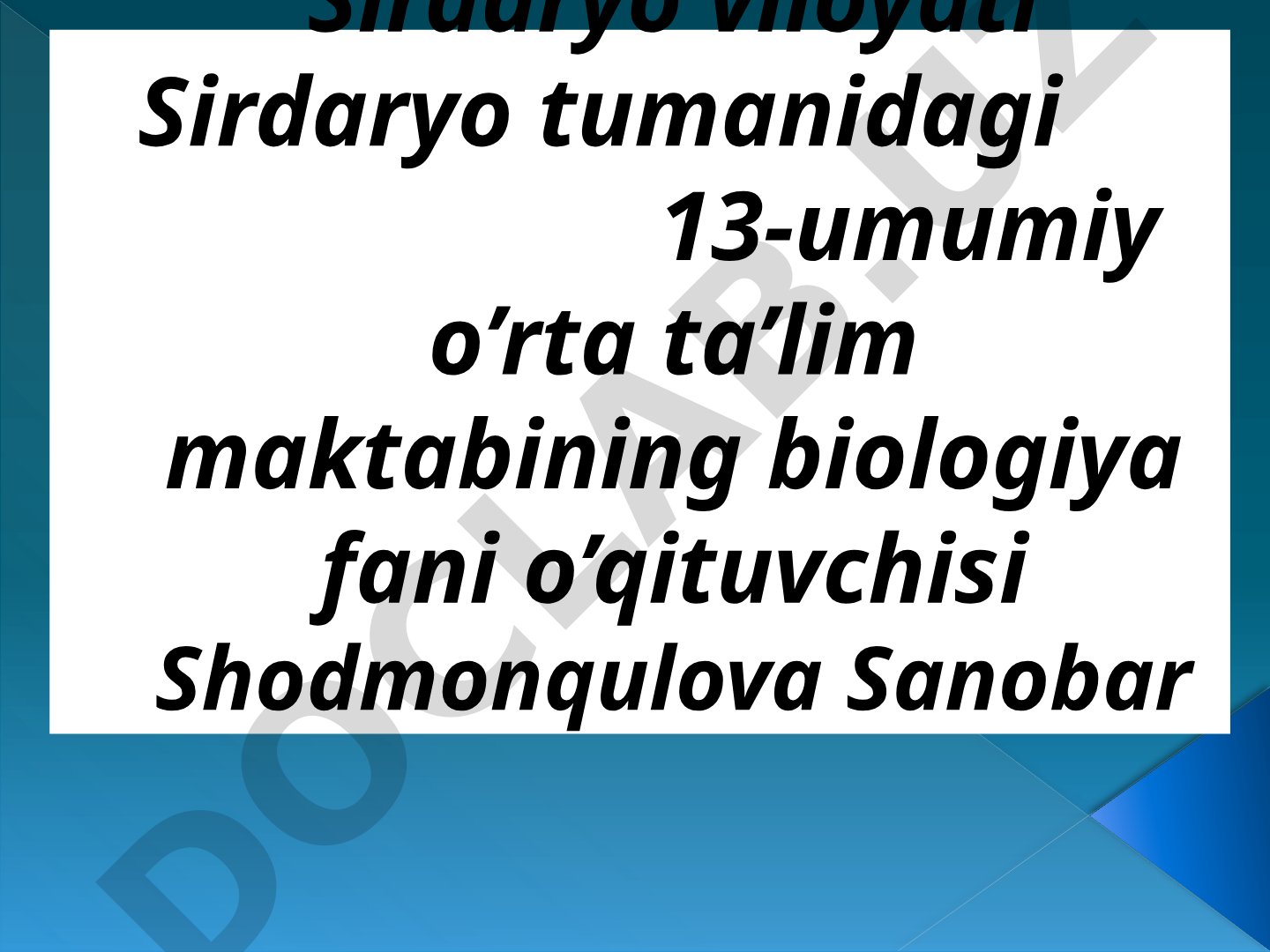 PISA xalqaro baholash dasturi haqida ma'lumot